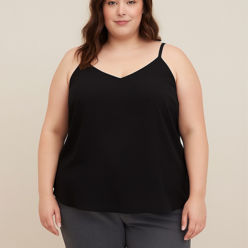 Torrid Black Camisole Tank Top Size 1X | Minimalist Officewear